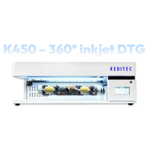 K450 – 360° inkjet DTG printer